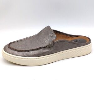 Sofft Mules Womens Somers Silver 8.5 Leather Walking Shoe Comfort SF0043430